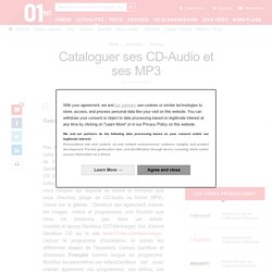 Cataloguer ses CD-Audio et ses MP3