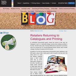 Retailers Returning to Catalogues and Printing - Commercial Printing Los Angeles
