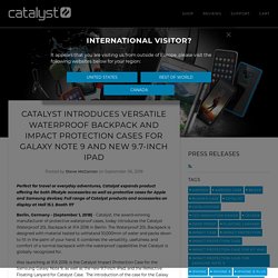Catalyst launch first Waterproof Backpack and Impact Protection Case for 9.7” iPad – Catalyst Case EU