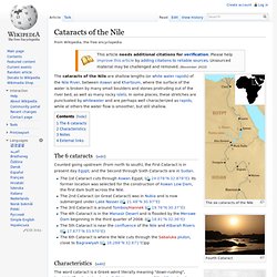 Cataracts of the Nile
