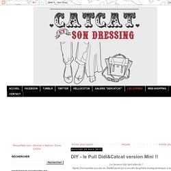 CATCAT ET SON DRESSING: DIY - le Pull Didi&Catcat version Mini !!
