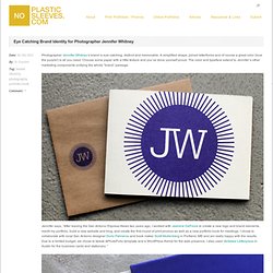 Eye Catching Brand Identity for Photographer Jennifer Whitney