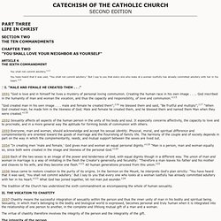 Catechism of the Catholic Church - PART 3 SECTION 2 CHAPTER 2 ARTICLE 6