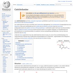 Catécholamine