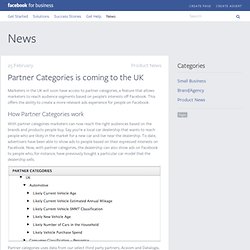 Partner Categories is coming to the UK