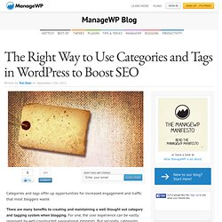 The Right Way to Use Categories and Tags in WordPress to Boost SEO