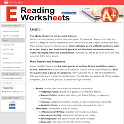 Ereading Worksheets