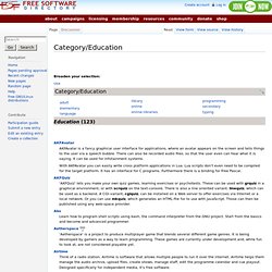 Education - Free Software Directory - Free Software Foundation