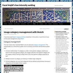 Image category management with IMatch