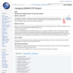 Category:OWASP CTF Project