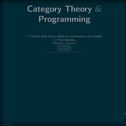 Category Theory for Programming
