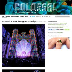 A Cathedral Made from 55,000 LED Lights