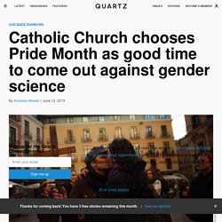 Catholic Church rejects gender science in new paper