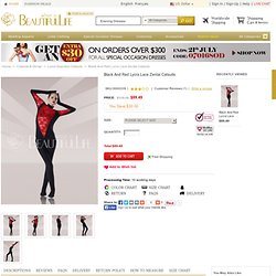 Black And Red Lycra Lace Zentai Catsuits– Discount Lycra Spandex Catsuits