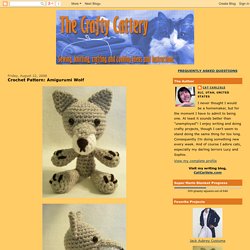The Crafty Cattery: Crochet Pattern: Amigurumi Wolf