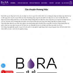 Câu chuyện thương hiệu Bora Cosmetics