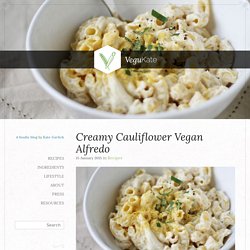 Creamy Cauliflower Vegan Alfredo