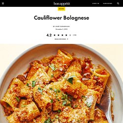 Cauliflower Bolognese Recipe