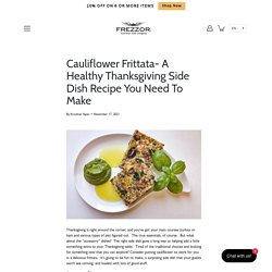 Healthy Cauliflower Frittata Recipe