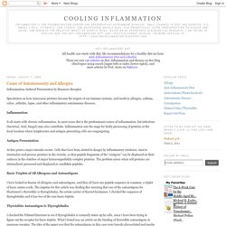 Cooling Inflammation: Cause of Autoimmunity and Allergies