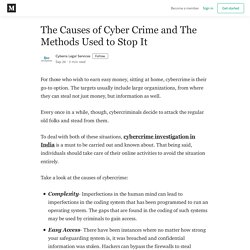 Cyber Crime Investigation In India