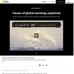 Causes of global warming, facts and information