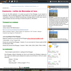 Cauterets : vallée du Marcadau et lacs - Le blog d'Hunza : mes plus belles randonnées en montagne et ailleurs