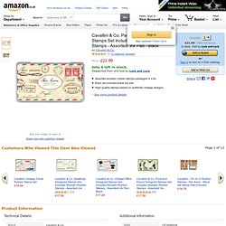 CAVALLINI WOODEN STAMP SET PAR AVION: Amazon.co.uk: Kitchen & Home