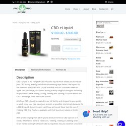 CBD eLiquid - Pro Hemp 420