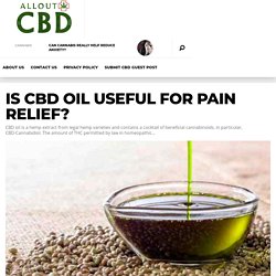 Is CBD Oil Useful For Pain Relief?