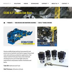 CC80 Double End Bore machine - Hautau