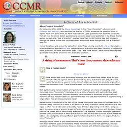 CCMR - Ask A Scientist!