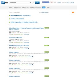 Download ccnp answers 26 files