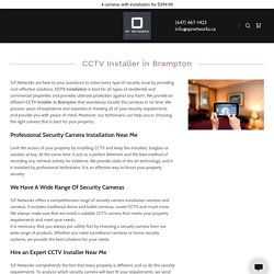 CCTV Installer Brampton