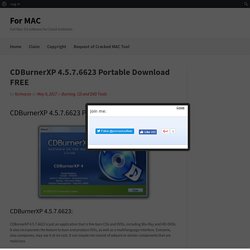 CDBurnerXP 4.5.7.6623 Portable Download FREE