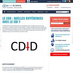 Le CDD : quelles différences avec le CDI ?