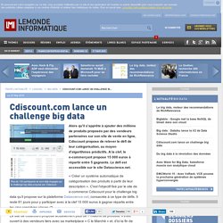 Cdiscount.com lance un challenge big data