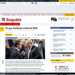Ce que Sarkozy savait de DSK