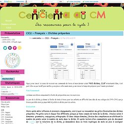 Français - Dictées préparées