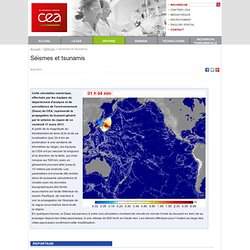 Séismes et tsunamis (CEA)