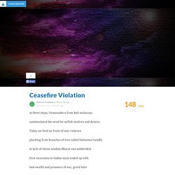 Ceasefire Violation (migzing.com)