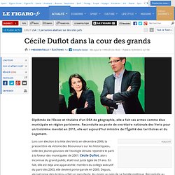 Élections : Cécile Duflot dans la cour des grands