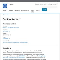 Cecilia Katzeff