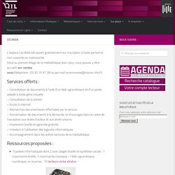 CéciWeb – Le site des Médiathèques de Lille