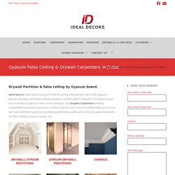 Drywall carpenter Dubai