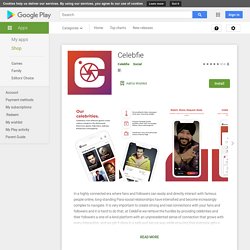 Celebfie - Apps on Google Play