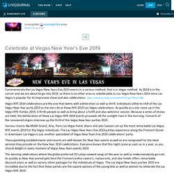 Partying at Vegas NYE 2019