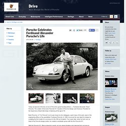 Celebrates Ferdinand Alexander Porsche’s Life - Porsche Drive USA