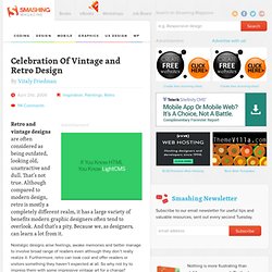 Celebration Of Vintage and Retro Design - Smashing Magazine