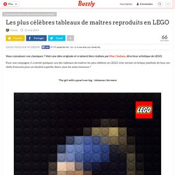 Les plus célèbres tableaux de maîtres reproduits en LEGO